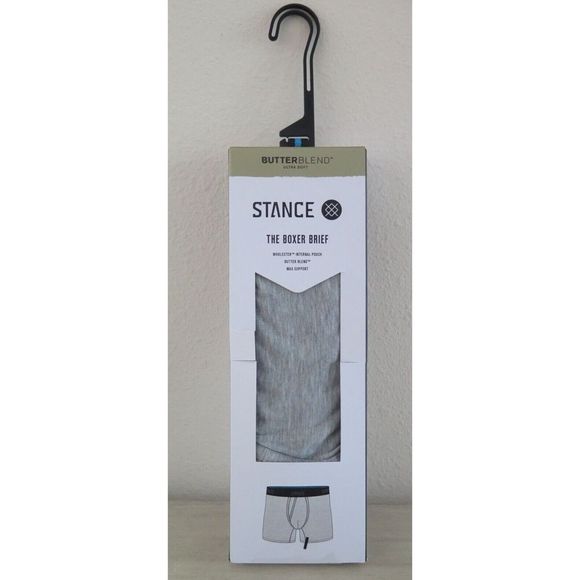 Stance The Boxer Brief Men's Sz XL (39-42) Gray Butter Blend Max Support Boxers - Picture 1 of 5